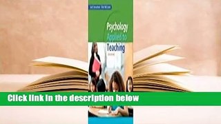 Psychology Applied to Teaching  Review