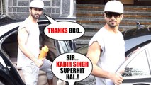 Kabir Singh Actor Shahid Kapoor ARRIVED At Juhu For Gym Session