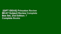 [GIFT IDEAS] Princeton Review MCAT Subject Review Complete Box Set, 2nd Edition: 7 Complete Books