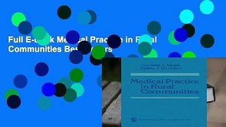 Full E-book Medical Practice in Rural Communities Best Sellers