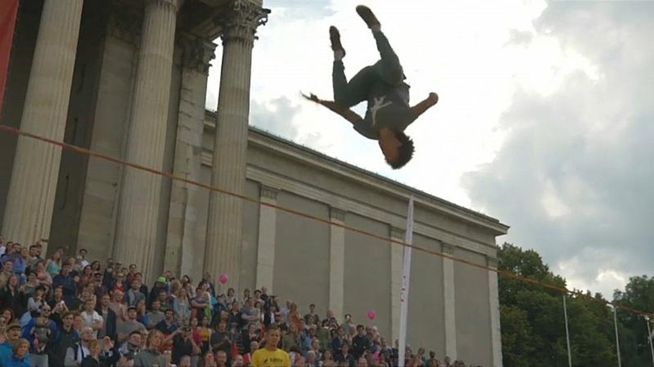 Slacklinen: Seilkünstler in München