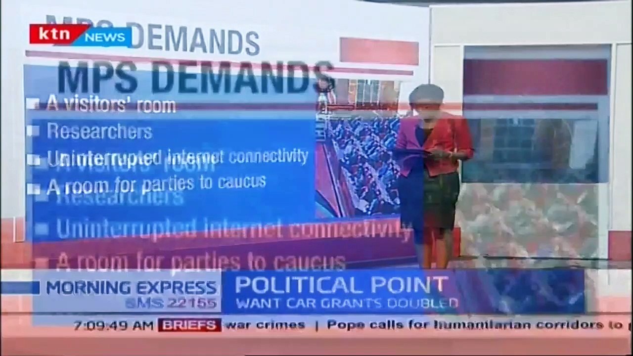 List of illegal allowances that Kenyan MPs have awarded themselves