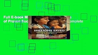 Full E-book Millions Saved: New Cases of Proven Success in Global Health Complete