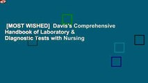 [MOST WISHED]  Davis's Comprehensive Handbook of Laboratory & Diagnostic Tests with Nursing