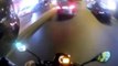 Kaza geliyorum dedi... İstanbul'da motosikletlinin yaşadığı ilginç kaza kamerada