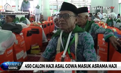 450 Calon Haji Asal Gowa Masuk Asrama Haji