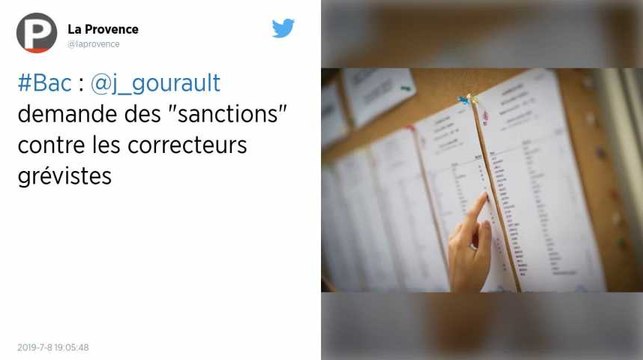Bac 2019 : La ministre Jacqueline Gourault demande des sanctions contre les correcteurs grévistes