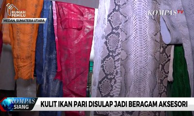 Kulit Ikan Pari Disulap Jadi Beragam Aksesori
