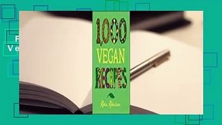 Full E-book  1,000 Vegan Recipes Complete