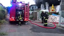 Settimo Milanese (MI) - Incendio azienda trattamento di rifiuti (09.07.19)