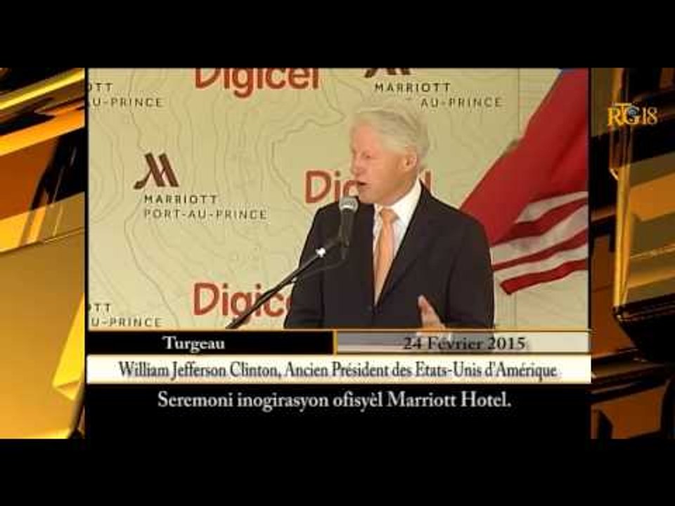 Marriott Hotel - Inauguration mardi 24 février 2015 à Port-au-Prince.