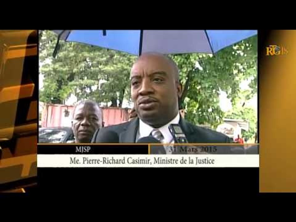 Le Ministre Pierre-Richard Casimir a rencontré les Commissaires du gouvernement