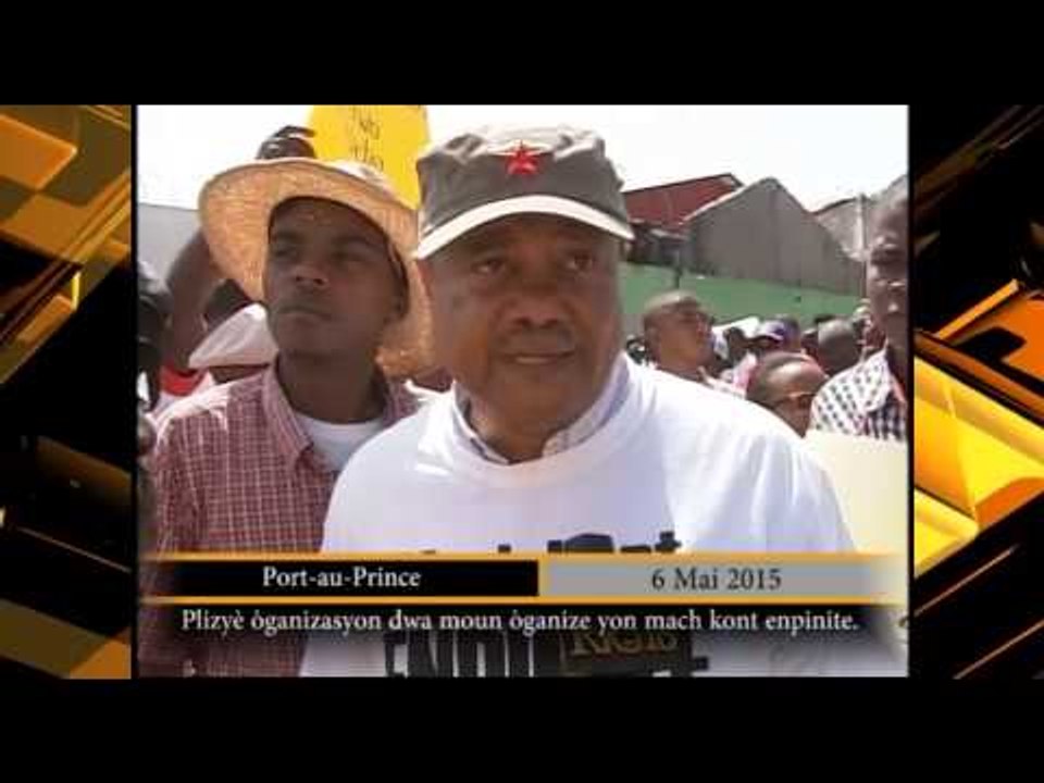 Radio Télé Ginen.- Des organisations des droits de l'homme ont gagné les rues de Port au prince