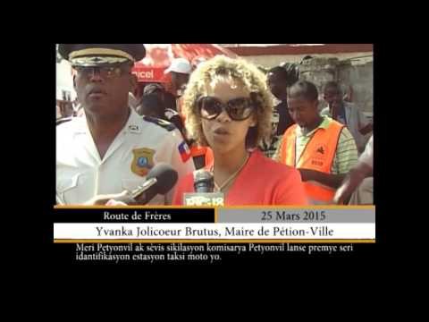 Présentation identification station taxi motocyclette dans la commune de Pétion-ville
