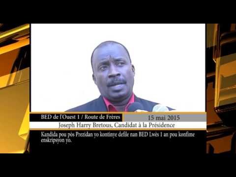 Processus d'inscription pour les postes de Président, vendredi 15 mai 2015.