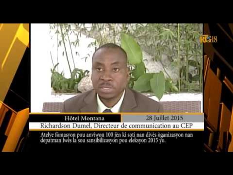 Haïti / Élection.- Atelier de formation sur l'organisation des élections