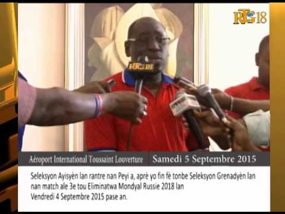 La Sélection haïtienne de Foot-ball s'est rendue dans le pays le samedi 5 Août 2015.