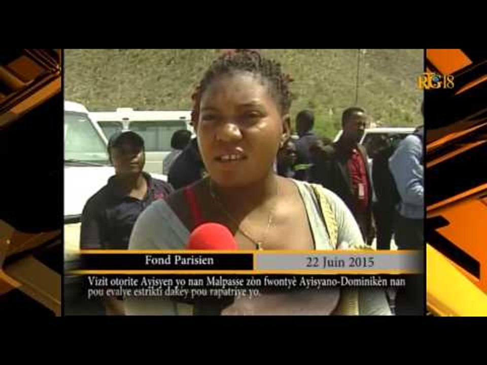 Haïti / St-Domingue,- Déportation des haïtiens vivant illégalement en République Dominicaine.