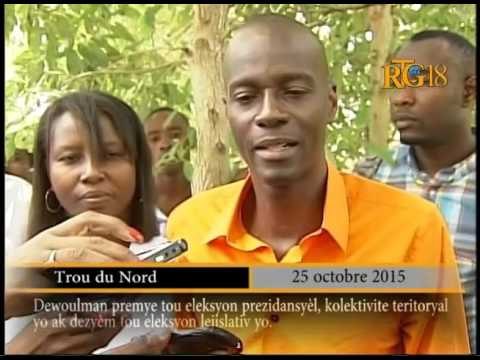 Le candidat à la présidence du PHTK, Jovenel MOISE a rempli son devoir civique.