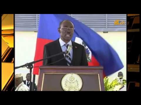Le Président de la République, Michel J. MARTELLY inaugure le nouveau local du CIMO.#