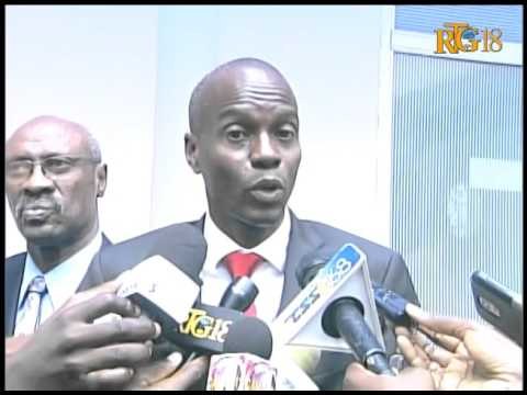 Jovenel MOISE, le candidat à la présidence du PHTK rencontre le CEP