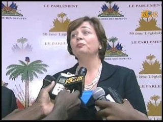 Visite d'une délégation de la CCIH à la chambre des députés.