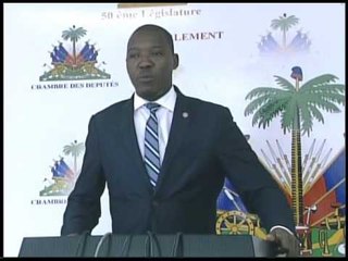 L'intervention des Sénateurs et Députés, suite à l'installation du nouveau  président provisoire.