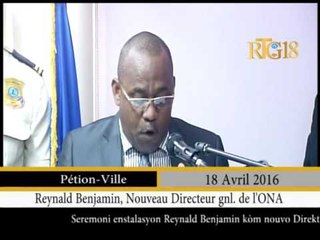 Reynald Benjamin nouveau directeur général de l'ONA