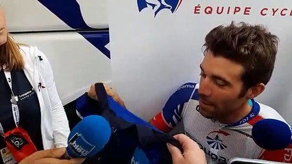 Thibaut Pinot au départ de la 6e étape du Tour de France