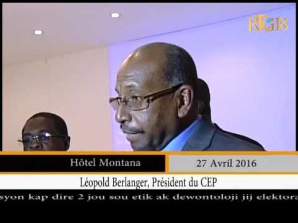 e Conseil Electoral Provisoire organise un atelier de formation.