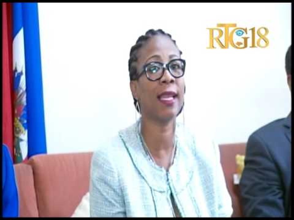 Haïti / Cholera.- Ministère de la Santé Publique et de la Population, conférence de presse.