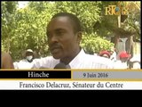 Haïti.- Campagne d'assainissement dans la ville de Hinche, ce jeudi 9 juin 2016.