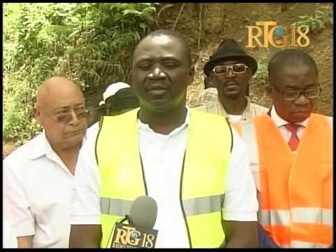 Haïti.- Fondation Dr. Louis G Lamothe / Travaux de la construction de la piste agricole.