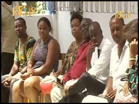 Jovenel MOISE, le candidat à la présidence participe à l'inauguration Abbatoir Industriel de Poulet.