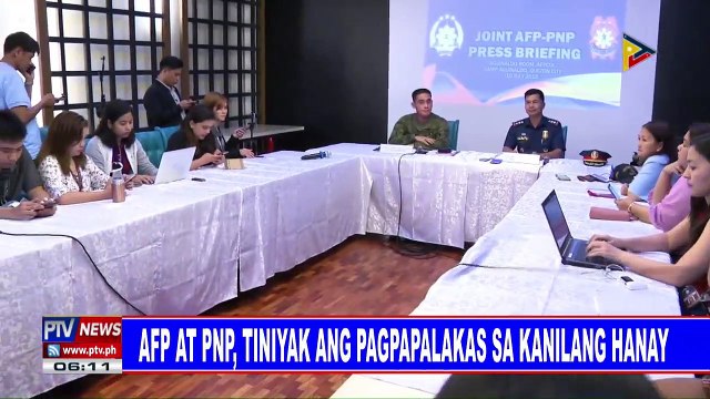 AFP at PNP, tiniyak ang pagpapalakas sa kanilang hanay