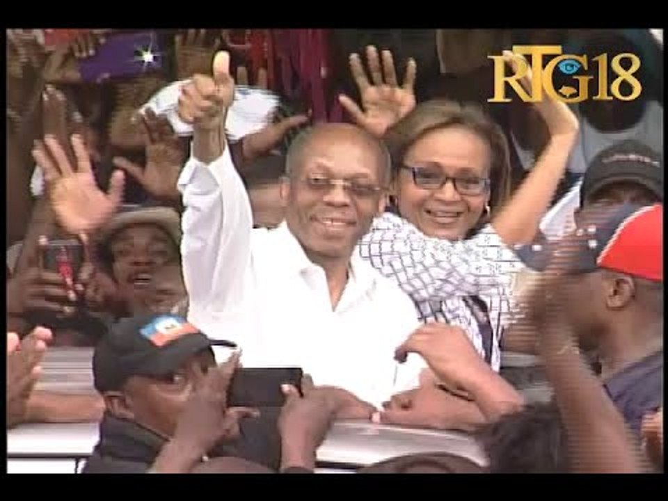 Jean-Bertrand Aristide, l'ex Président d'Haïti a visité la commune de Pétion-Ville