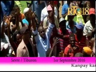Jovenel Moise / Campagne Tiburon  (Sud), 1er septembre 2016