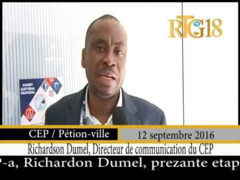 Le Conseil Electoral Provisoire a fait le point sur l'état d'avancement des opérations