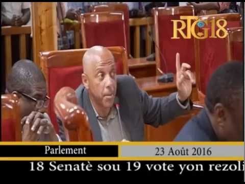 Parlement haïtien / Le Sénat vote une résolution contre l'augmentation des prix de l'essence.