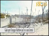 Haïti .- Image Baradères (Su), Jérémie (Grand'Anse) après le passage de l'ouragan Matthew