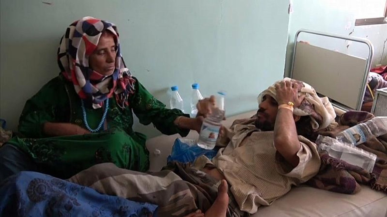 Cholera im jemen: hunderttausende betroffen