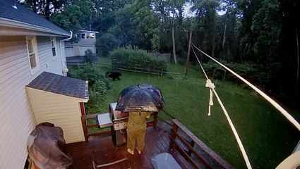 Heather Grills Through Storms & a Bear 🐻