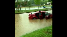 Inondations spectaculaires à Washington après des pluies torrentielles