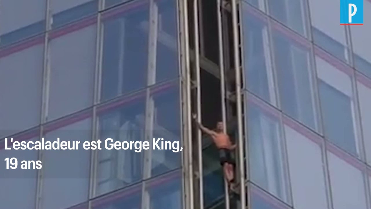 A 19 ans, il escalade la plus haute tour d'Europe à mains nues