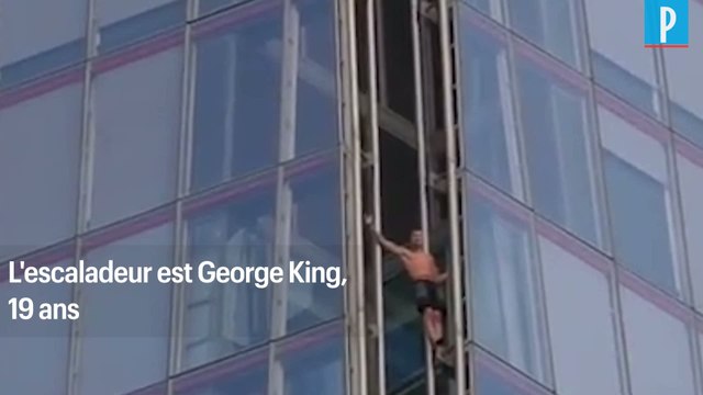 A 19 ans, il escalade la plus haute tour d'Europe à mains nues