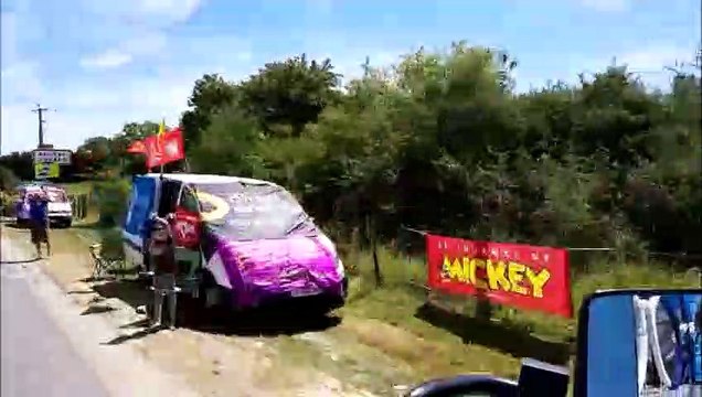 Tour de France : passage de la Caravane à Rancourt-sur-Ornain en Meuse