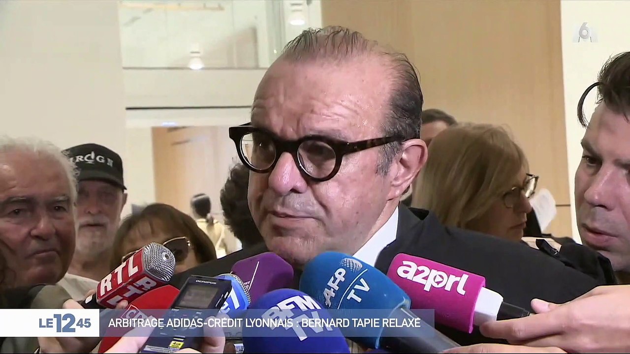 Bernard Tapie relaxé dans l'affaire de l'arbitrage du Crédit Lyonnais