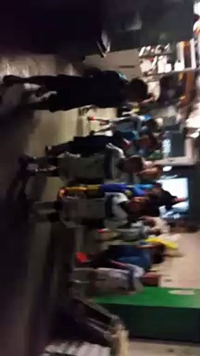 La joie sous les tribunes !!!