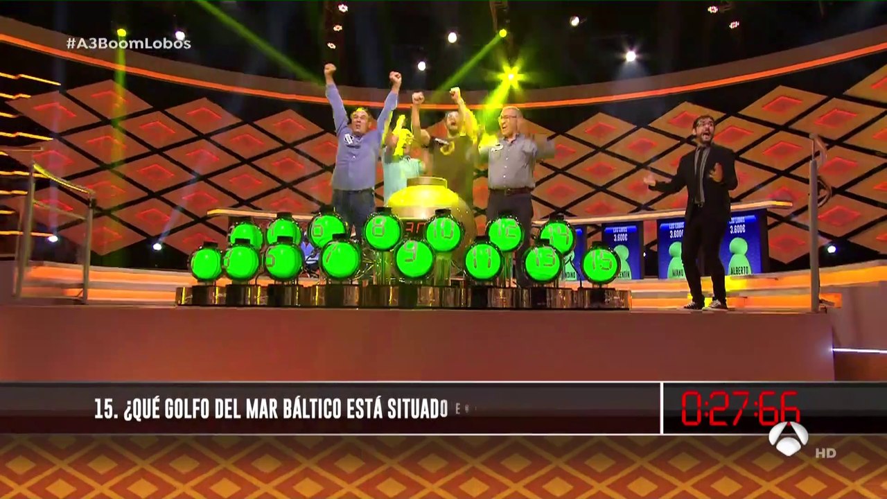 Los Lobos Ganan El Bote De Boom, Antena 3 HD