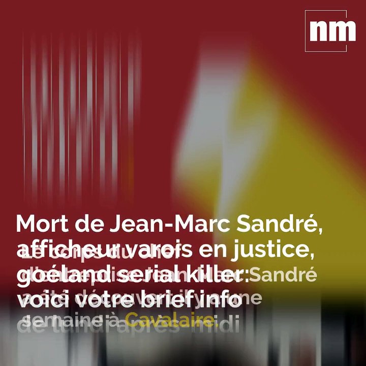 Mort de Jean-Marc Sandré, afficheur varois en justice, goéland serial killer: voici votre brief info de mardi après-midi